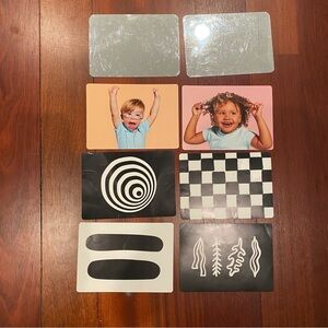 Lovevery Replacement Black And White Cards And Mirrors For Play Gym